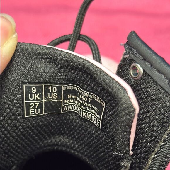 Dr. Martens Glossy Pink Ankle Boots - Picture 8 of 8